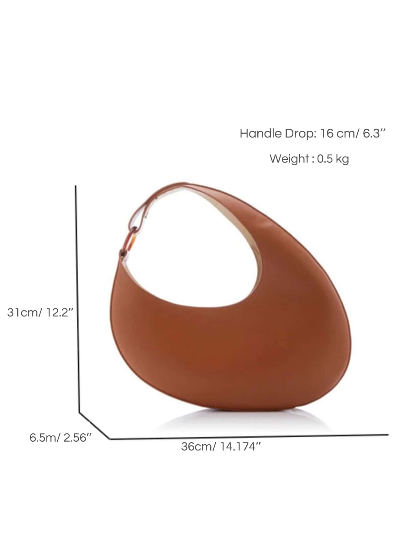 STEPHIECATHY CEZIRA Large Novelty Bag Minimalist With Random Color Ring, Business Casual Bag For Women, Perfect For Office, Business And Work