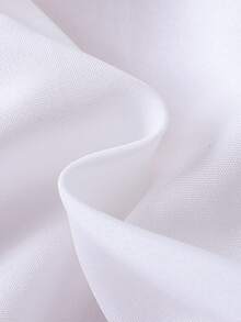 SHEIN Bebé Vestido ribete con fruncido bajo con malla - Multicolor - Ver 3