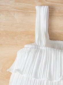 SHEIN 嬰兒女孩襯裙上衣和短褲