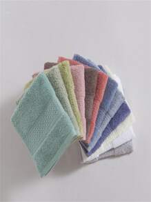 1 件装纯色洗脸巾家居浴室装饰返校节美容院家居浴室