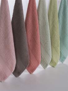 1 件装纯色洗脸巾家居浴室装饰返校节美容院家居浴室