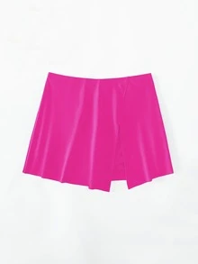 Đáy Bikini Nữ Chia màu trơn - Màu Hồng Tươi - Xem 3