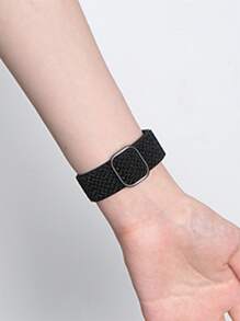 二合一錶帶和保護殼適用於Apple Watch - 黑色 - 查看 2