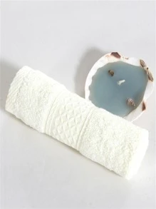 1 件装纯色洗脸巾家居浴室装饰返校节美容院家居浴室