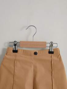 SHEIN 小男童接縫細節短褲