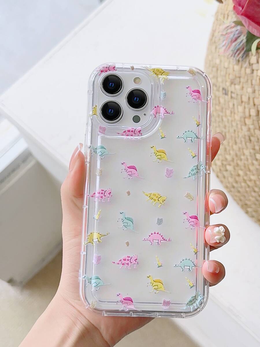 恐龍圖案防摔手機殼 - 彩色 - 查看 1