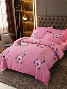 Set colcha sin relleno con patrón floral - Multicolor - Ver 2