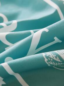 Set colcha sin relleno con patrón floral - Multicolor - Ver 3