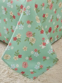 Set colcha sin relleno con patrón floral - Multicolor - Ver 4