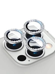 3入組手機攝像頭保護膜 - 銀色 - 查看 1