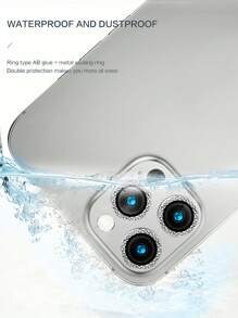 3入組手機攝像頭保護膜 - 銀色 - 查看 7