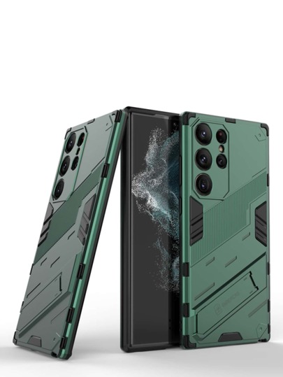 Men Armor Car Mounted Magnetic Anti-Fall Phone Case With Invisible Bracket, Compatible With Apple Compatible With IPhone 11/12/13/14/15 Pro Max, Compatible With Samsung Galaxy S22/S23/S24 Ultra/A05/A05S/A13/A14/A15/A24/A25/A34/A54/A55, Compatible With Redmi Note 9~13, Compatible With Redmi 10C/12C/13C And More,International Version, Not The Domestic Version,