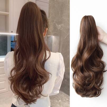 Tóc Dài Xoăn Đuôi Ngựa Tổng Hợp