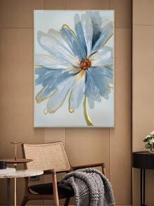 1 bức tranh in hoa có khung - Nhiều màu - Xem 1