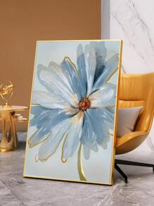 1 bức tranh in hoa có khung - Nhiều màu - Xem 2