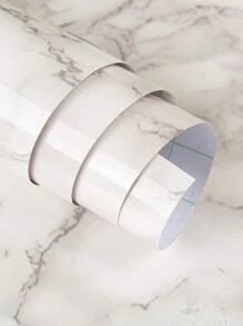 1pc Marble Print Wall Paper - Multicolor - View 3