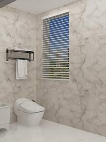 1pc Marble Print Wall Paper - Multicolor - View 4