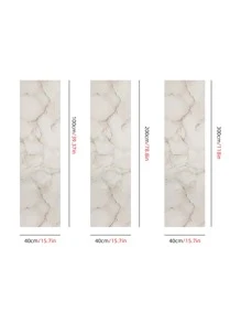 1pc Marble Print Wall Paper - Multicolor - View 5