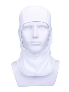 1入組男士鏤空防曬運動巴拉克拉法帽適用於戶外遊玩 - 白色 - 查看 3