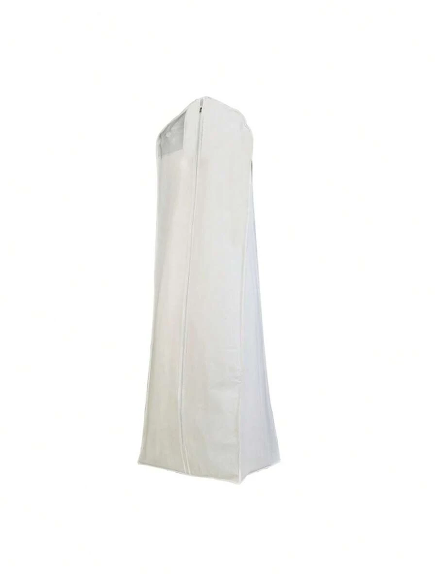 1 Vỏ Bọc Quần Áo Màu Trắng, Hiện Đại Polyester Dày Dặn Bụi Cho Tủ Quần Áo Bảo Quản Quần Áo - trắng - Xem 1