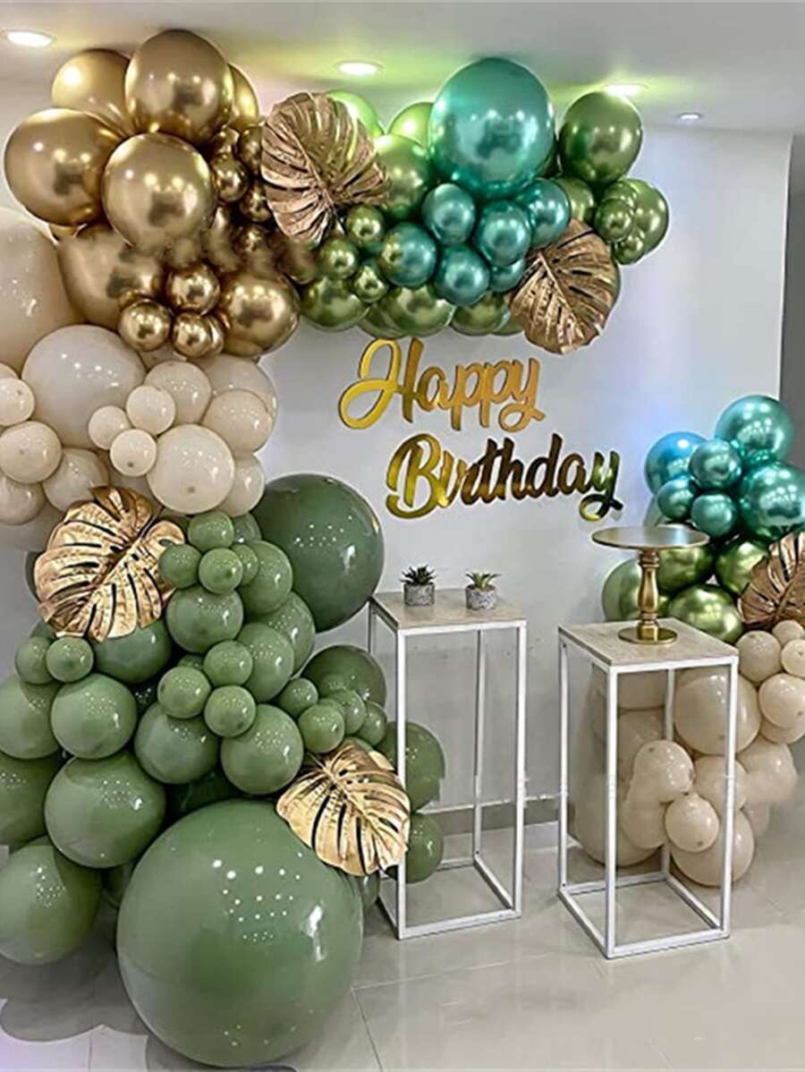 125入組混色氣球花環 - 彩色 - 查看 1