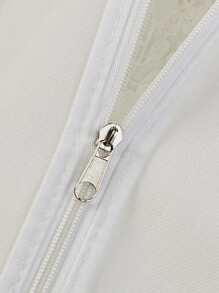 1 Vỏ Bọc Quần Áo Màu Trắng, Hiện Đại Polyester Dày Dặn Bụi Cho Tủ Quần Áo Bảo Quản Quần Áo - trắng - Xem 4