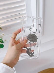 花朵圖案防摔手機殼 - 彩色 - 查看 2