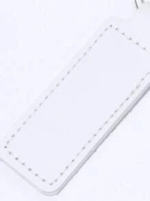 1入組女士素色休閒鑰匙圈 - 白色 - 查看 3