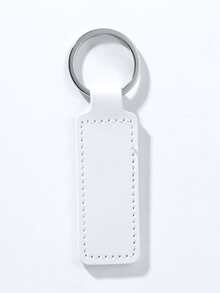 1入組女士素色休閒鑰匙圈 - 白色 - 查看 4