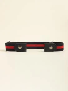 1入日本風隱形無痕鬆身牛仔裙皮帶 - 彩色 - 查看 2