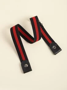 1入日本風隱形無痕鬆身牛仔裙皮帶 - 彩色 - 查看 7