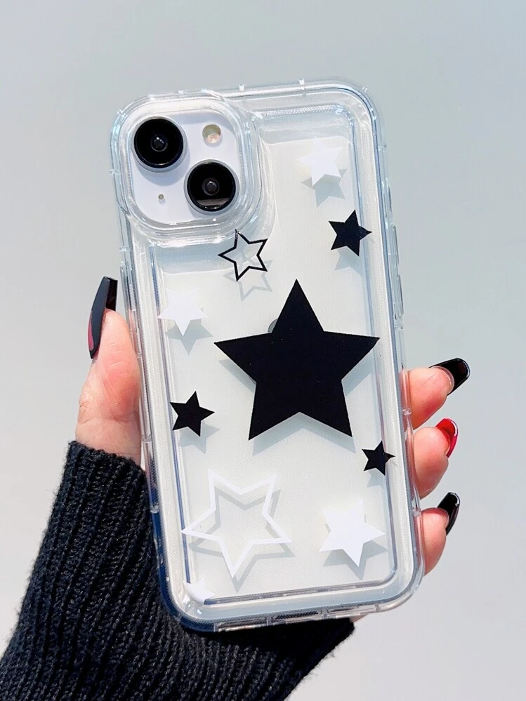 Coque de téléphone portable à motif étoile - Multicolore - Voir 1