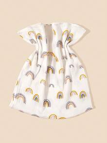 1入組嬰兒彩虹樣式繈褓毯 - 彩色 - 查看 3