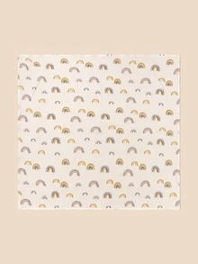 1入組嬰兒彩虹樣式繈褓毯 - 彩色 - 查看 6