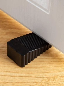 1pc Plain Door Stop - Black - View 1