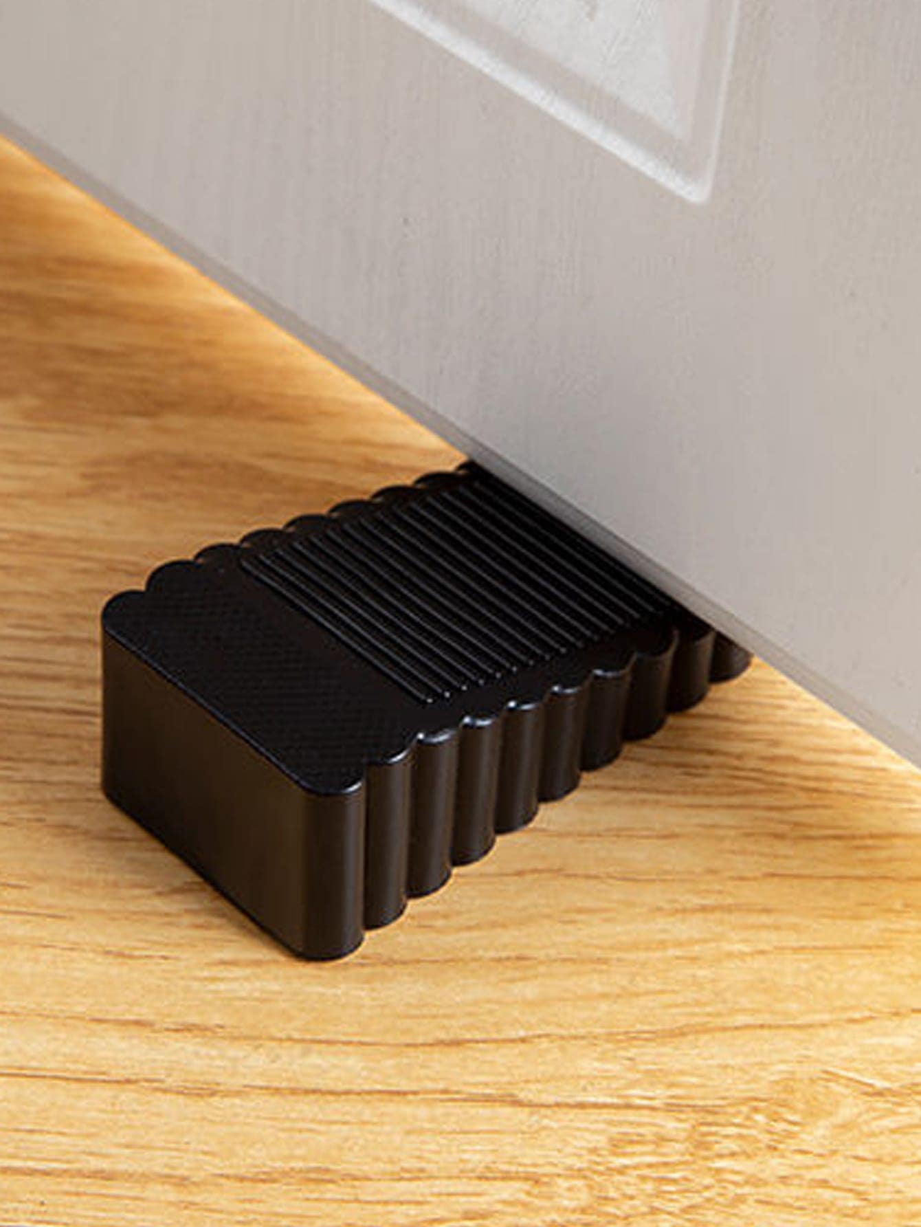1pc Plain Door Stop - Black - View 1