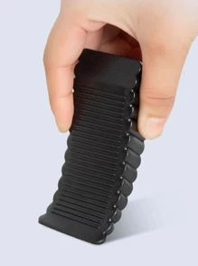 1pc Plain Door Stop - Black - View 3