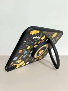 1入組黑色防震殼,帶360度旋轉支架,適用於iPad Air 4/5,多色可愛卡通鴨圖案平板保護套,適用於三星A7 Lite 8.7吋平板電腦,加厚皮革保護套帶有防震保護,適用於華為Matepad 10.4吋平板電腦 - 彩色 - 查看 5