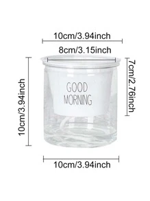 2pcs Slogan Graphic Plant Container - Multicolor - View 2