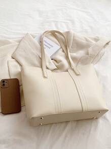 Fashion Large Capacity Solid Color Women's Tote Bag Shoulder Bag Shopping Bag For Going Out To Shopping Malls In Saudi Arabia For Traveling To Work And Commuting. Suitable For Young Women, College Students, Working White-Collar Workers, Gifts, Young Girls, Shopping, Vacation, Easy To Carry, Leisure And Vacation, Business Casual Woman Bag Perfect For Office Business And Work, Work Bag Women, Ideal For Everyday Elegance & Special Occasions, Eye-Catching Work Bags For Women