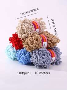 1卷隨機色現代滌綸針織纱线 - 彩色 - 查看 4