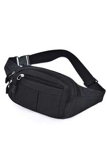 1 件大容量多功能男士单肩胸腰包，适合外出旅行男士包斜挎包腰包腰包返校学生学校用品夏季多口袋胸包万圣节男士礼物秋季圣诞节尖叫男士包腰包旅行包男士斜挎包冬季圣诞礼物