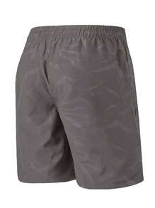 Manfinity Sport Corelite Boyfriend Style Men Geo Print Sports Shorts - Dark Grey - View 2