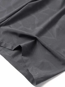 Manfinity Sport Corelite Boyfriend Style Men Geo Print Sports Shorts - Dark Grey - View 5