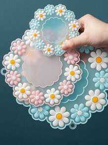 1 miếng đệm cách nhiệt họa tiết hoa ngẫu nhiên - Nhiều màu - Xem 5