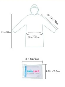 1pc Random Color Disposable Raincoat, Portable Universal Raincoat For Outdoor Insulation, Galentines, Puppy, Carnival, Spring Summer Picks, Brides Maid Gifts, Room, Bedroom Decor, Bedroom Decor, Beach, Travel, For Men, For Women, Vacation - Multicolor - View 2