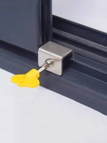 1/5/10 Pcs Adjustable Window Locks, Sliding Sash Window Lock - Silver - View 3