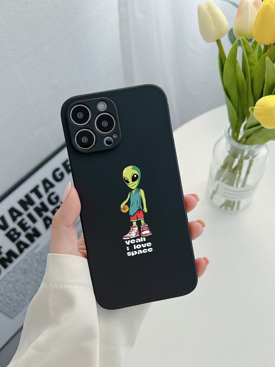 Alien Pattern Phone Case - Multicolor - View 1