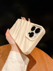 紋理質感防摔手機殼 - 杏色 - 查看 2