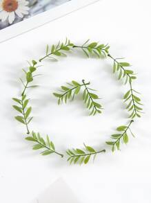 20/60片人造绿叶，情人节礼物，DIY蛋糕装饰，糖果盒，生日派对装饰，婚礼花束，家居装饰，餐厅，卧室，窗台，花瓶填充物，情人节，新年装饰，户外花园，返校季 - 彩色 - 查看 3